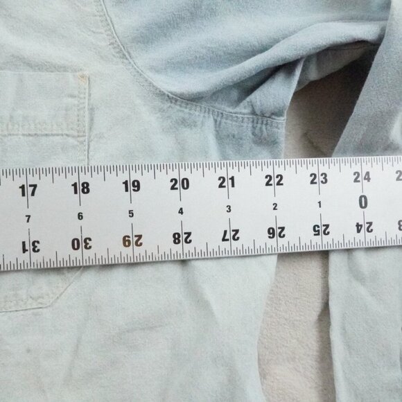 J. Jill Soft Blue Button Down Shirt - Picture 7 of 11